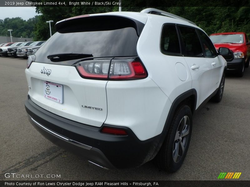 Bright White / Black/Ski Grey 2019 Jeep Cherokee Limited 4x4