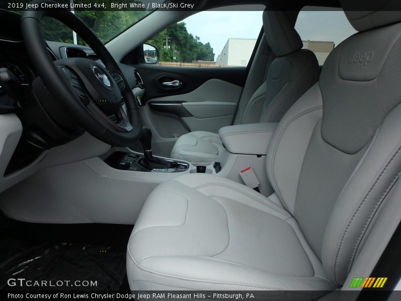 Bright White / Black/Ski Grey 2019 Jeep Cherokee Limited 4x4