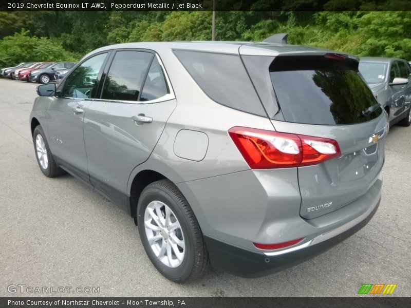 Pepperdust Metallic / Jet Black 2019 Chevrolet Equinox LT AWD