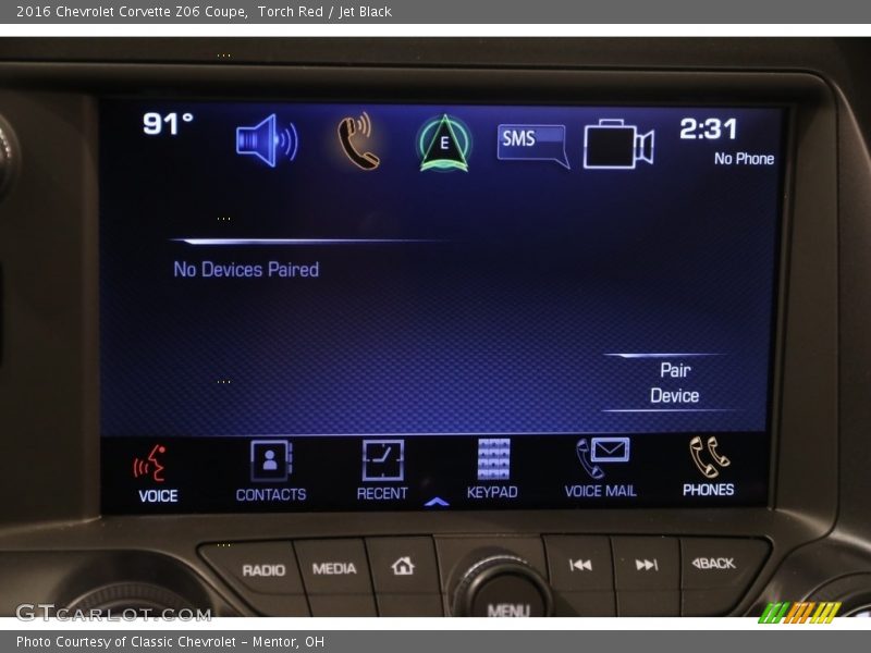 Torch Red / Jet Black 2016 Chevrolet Corvette Z06 Coupe