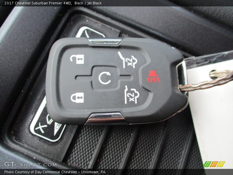 Black / Jet Black 2017 Chevrolet Suburban Premier 4WD