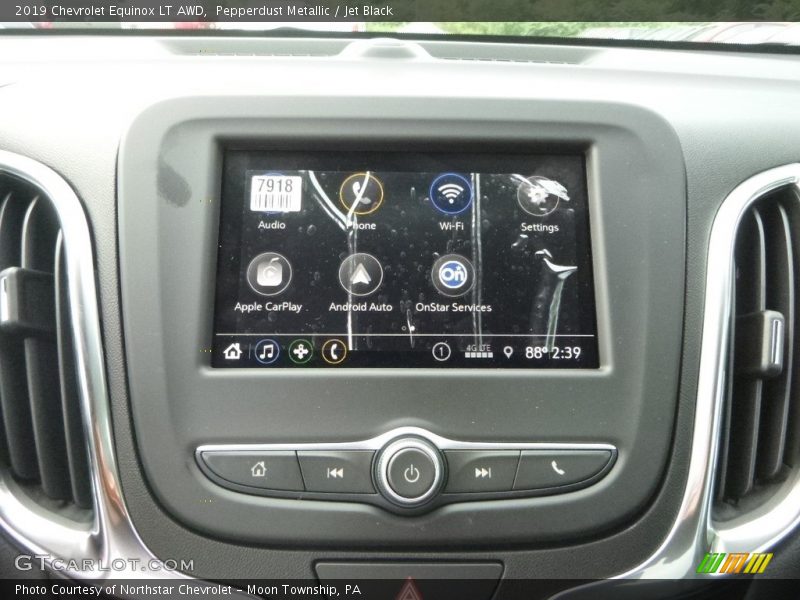 Pepperdust Metallic / Jet Black 2019 Chevrolet Equinox LT AWD