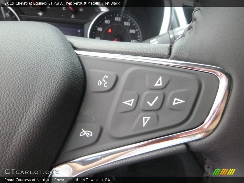Pepperdust Metallic / Jet Black 2019 Chevrolet Equinox LT AWD