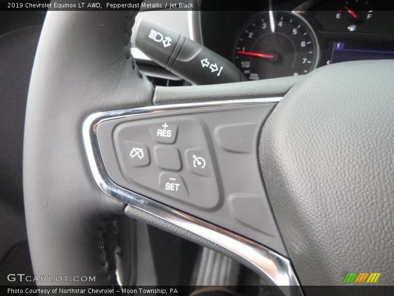 Pepperdust Metallic / Jet Black 2019 Chevrolet Equinox LT AWD