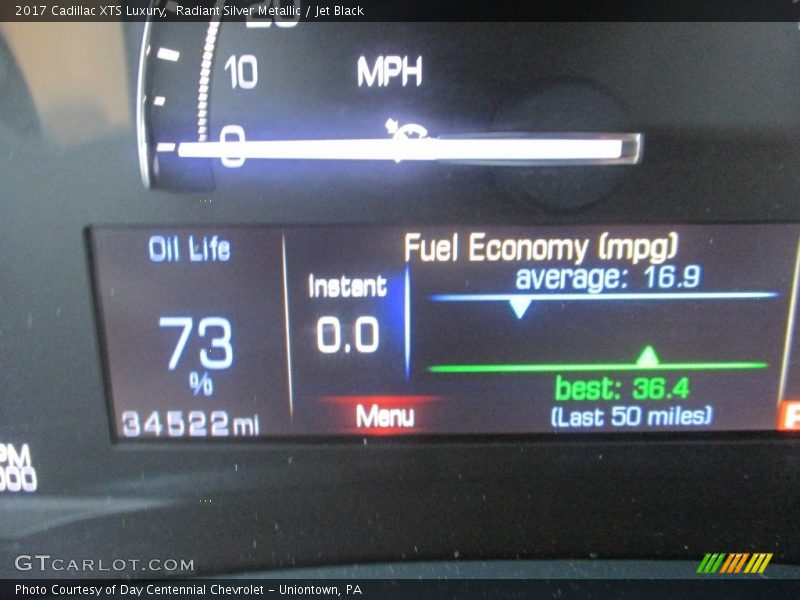 Radiant Silver Metallic / Jet Black 2017 Cadillac XTS Luxury