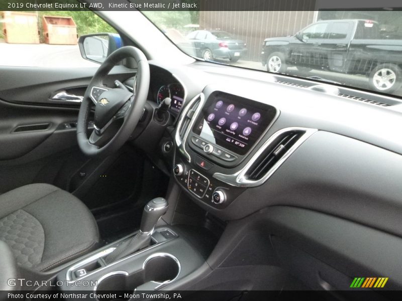 Kinetic Blue Metallic / Jet Black 2019 Chevrolet Equinox LT AWD