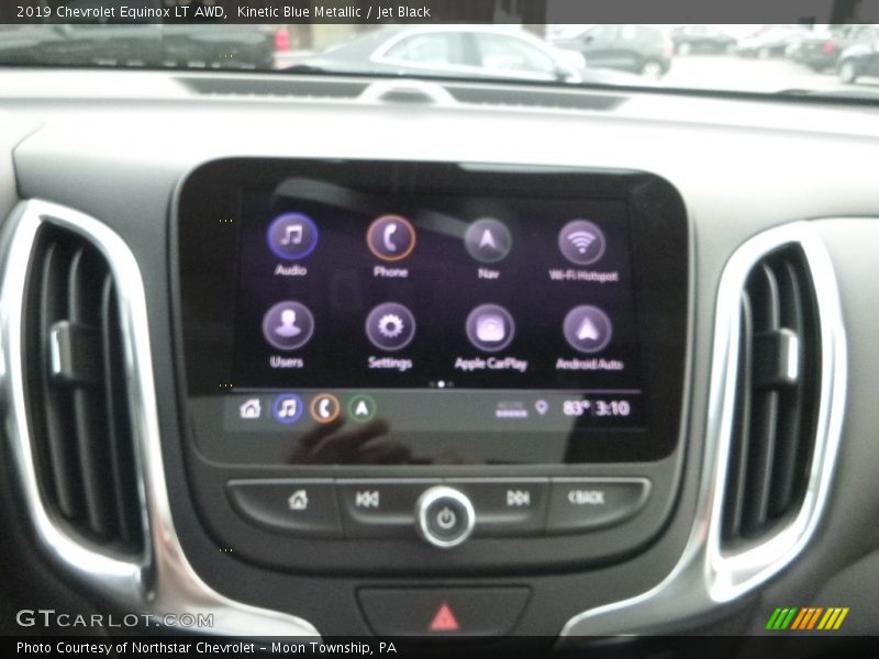 Kinetic Blue Metallic / Jet Black 2019 Chevrolet Equinox LT AWD