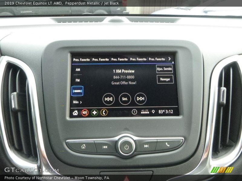 Pepperdust Metallic / Jet Black 2019 Chevrolet Equinox LT AWD