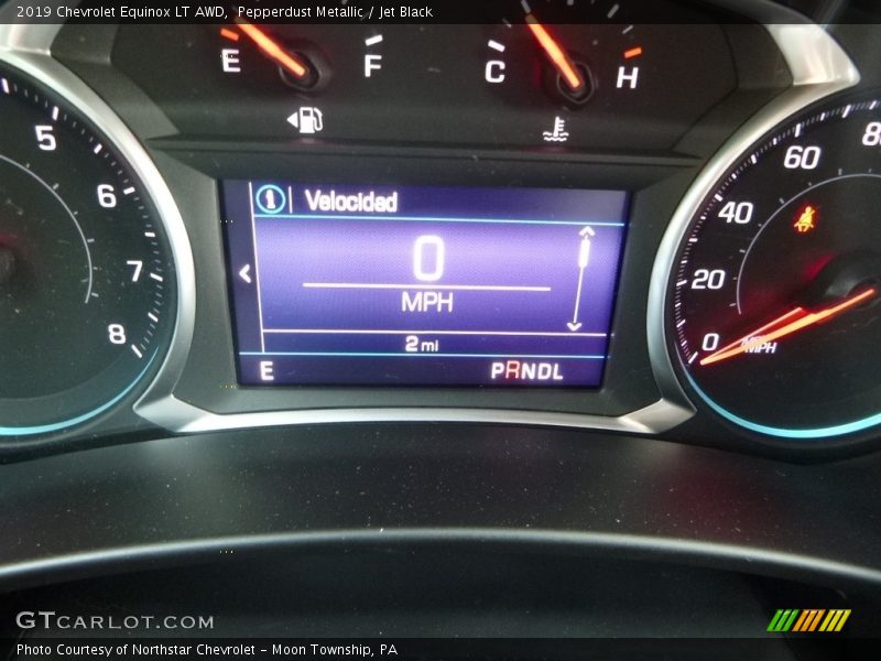 Pepperdust Metallic / Jet Black 2019 Chevrolet Equinox LT AWD