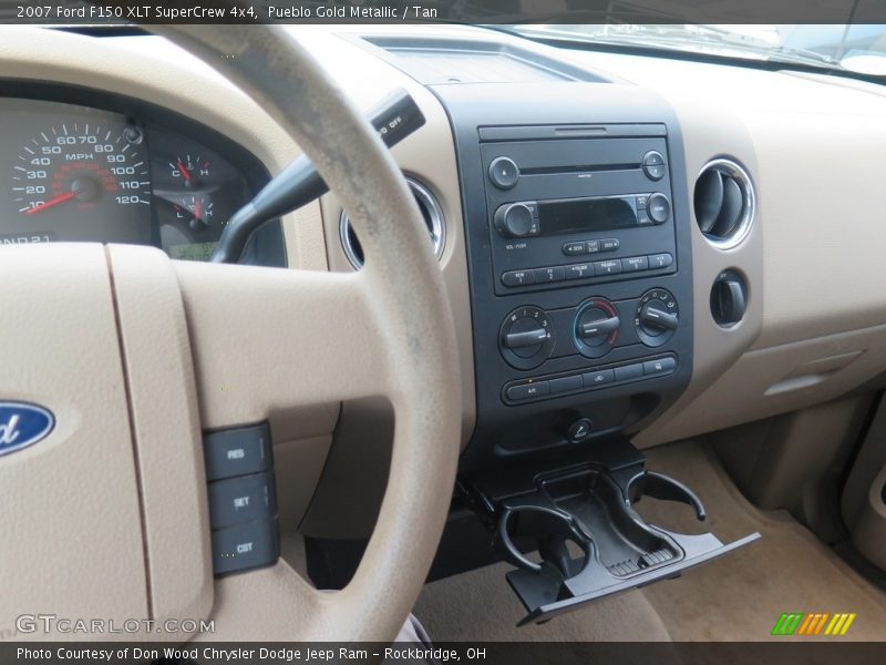 Pueblo Gold Metallic / Tan 2007 Ford F150 XLT SuperCrew 4x4