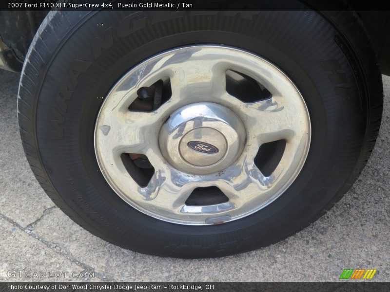 Pueblo Gold Metallic / Tan 2007 Ford F150 XLT SuperCrew 4x4