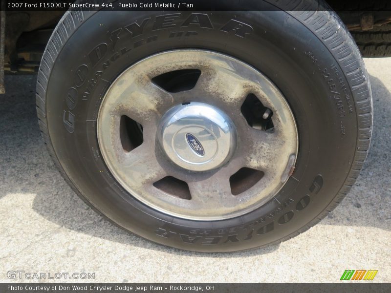 Pueblo Gold Metallic / Tan 2007 Ford F150 XLT SuperCrew 4x4