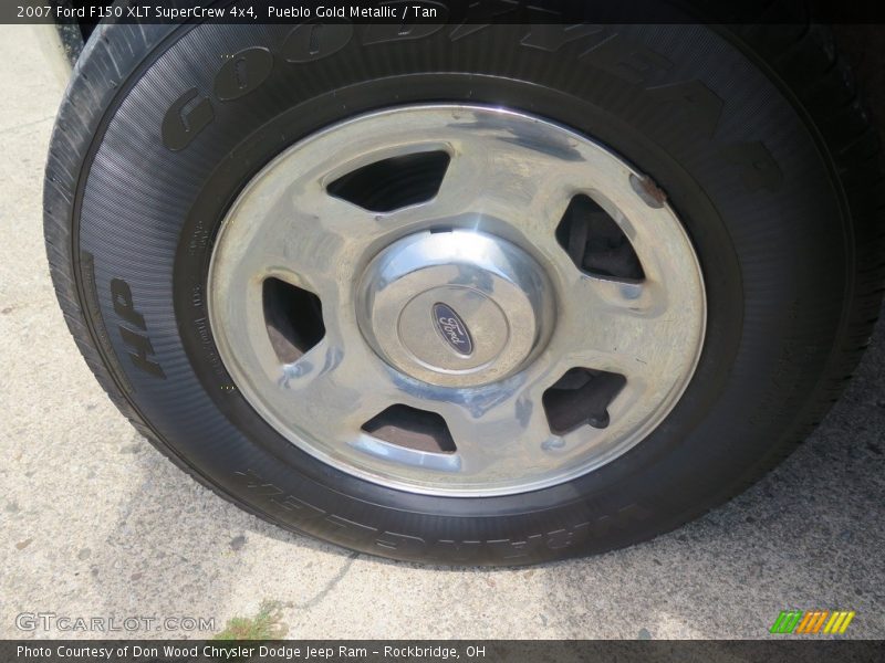 Pueblo Gold Metallic / Tan 2007 Ford F150 XLT SuperCrew 4x4