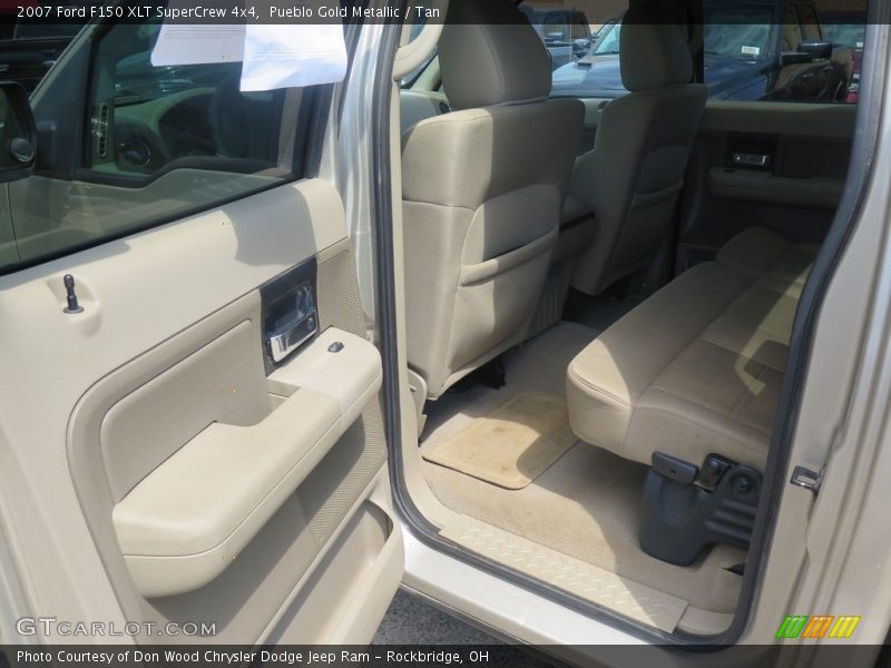 Pueblo Gold Metallic / Tan 2007 Ford F150 XLT SuperCrew 4x4