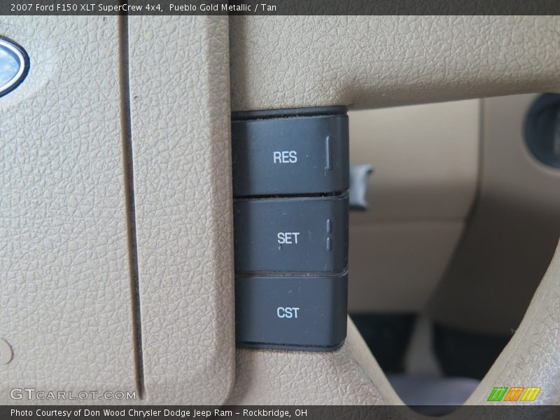 Pueblo Gold Metallic / Tan 2007 Ford F150 XLT SuperCrew 4x4
