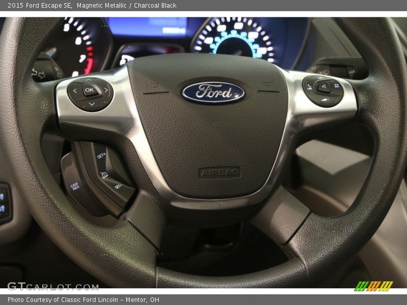 Magnetic Metallic / Charcoal Black 2015 Ford Escape SE