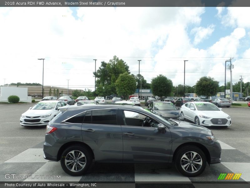 Modern Steel Metallic / Graystone 2018 Acura RDX FWD Advance
