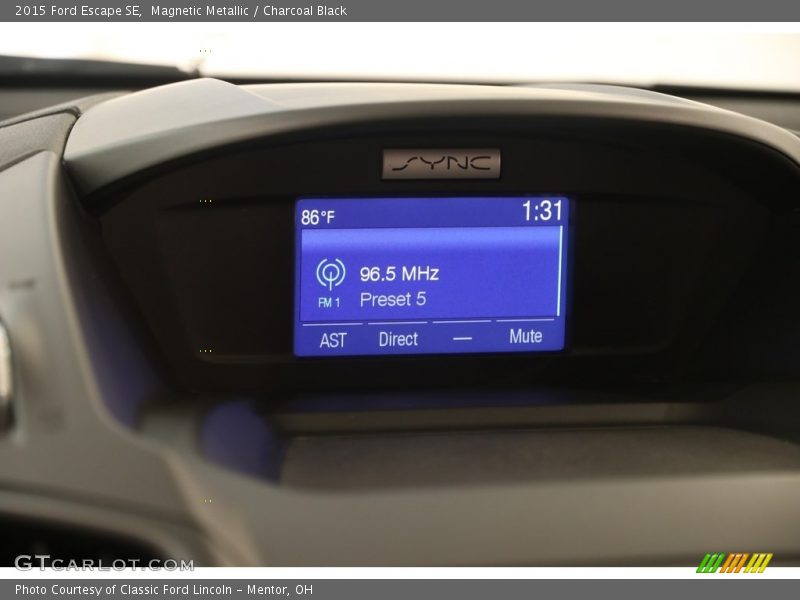 Magnetic Metallic / Charcoal Black 2015 Ford Escape SE
