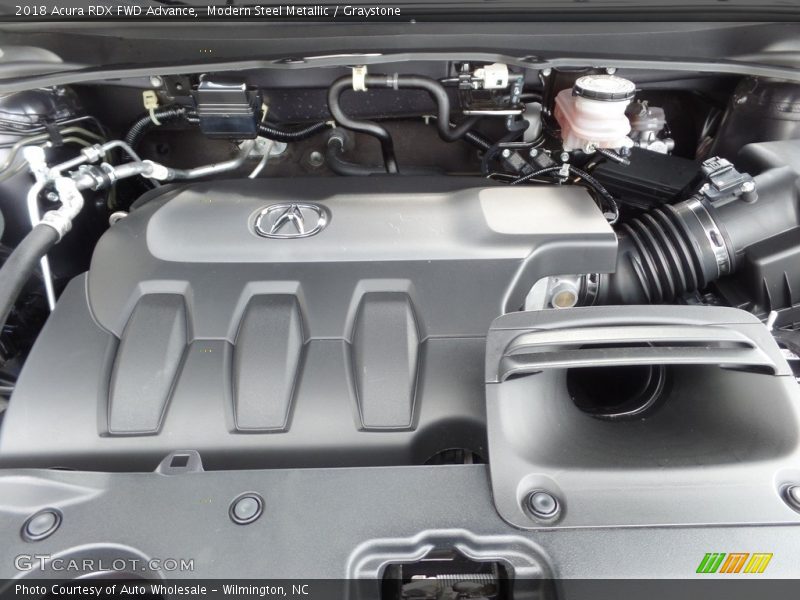 Modern Steel Metallic / Graystone 2018 Acura RDX FWD Advance