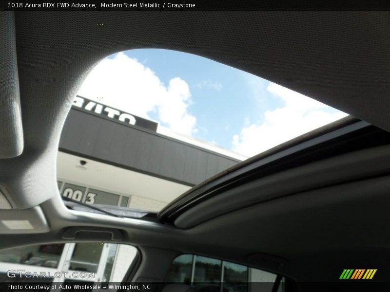 Modern Steel Metallic / Graystone 2018 Acura RDX FWD Advance