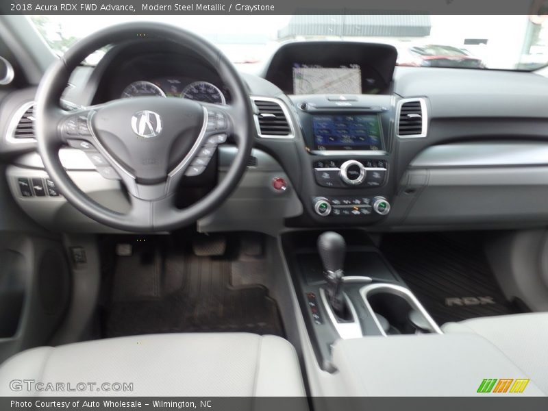 Modern Steel Metallic / Graystone 2018 Acura RDX FWD Advance