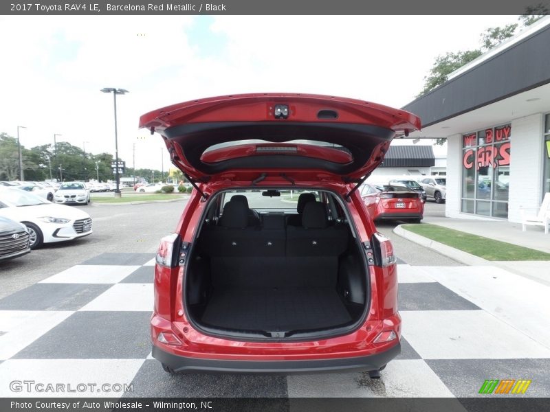 Barcelona Red Metallic / Black 2017 Toyota RAV4 LE