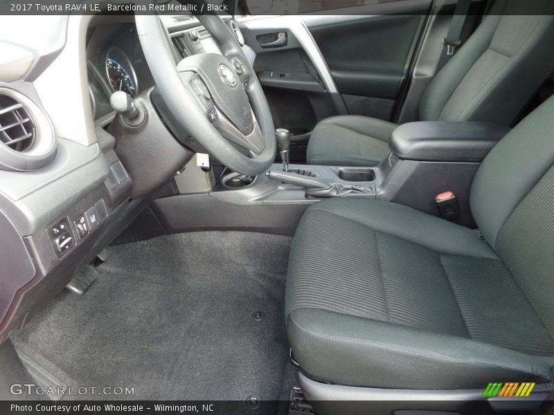 Barcelona Red Metallic / Black 2017 Toyota RAV4 LE