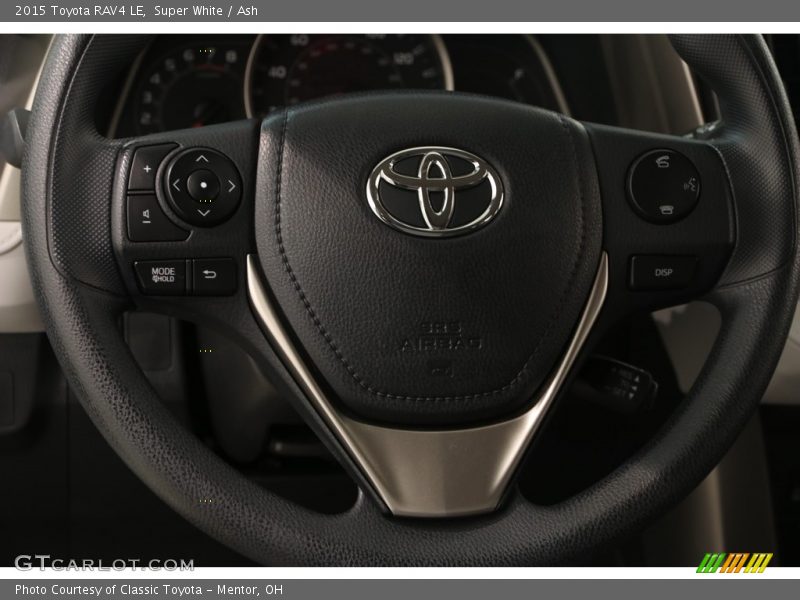 Super White / Ash 2015 Toyota RAV4 LE