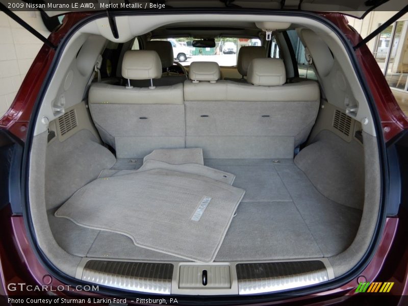 Merlot Metallic / Beige 2009 Nissan Murano LE AWD