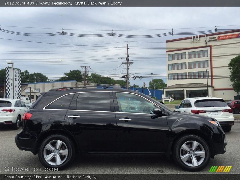 Crystal Black Pearl / Ebony 2012 Acura MDX SH-AWD Technology