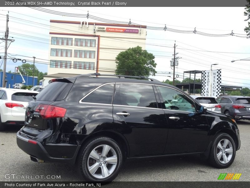 Crystal Black Pearl / Ebony 2012 Acura MDX SH-AWD Technology