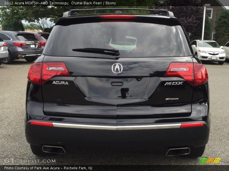 Crystal Black Pearl / Ebony 2012 Acura MDX SH-AWD Technology