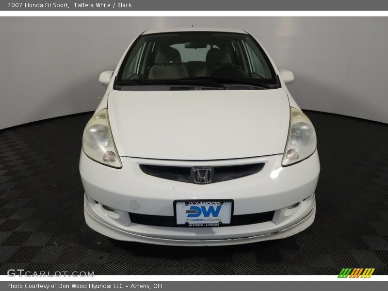 Taffeta White / Black 2007 Honda Fit Sport