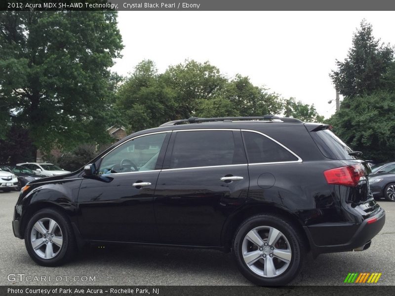 Crystal Black Pearl / Ebony 2012 Acura MDX SH-AWD Technology