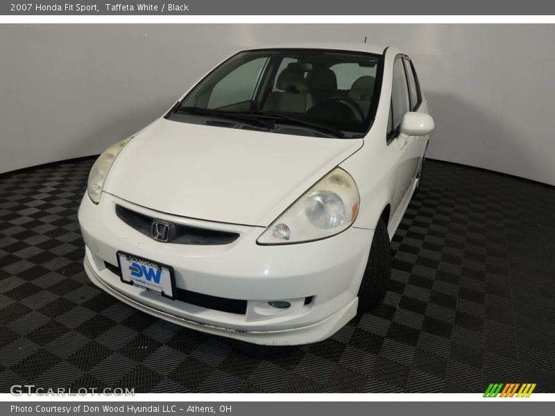 Taffeta White / Black 2007 Honda Fit Sport