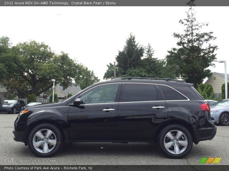Crystal Black Pearl / Ebony 2012 Acura MDX SH-AWD Technology