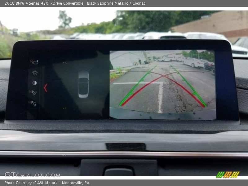 Black Sapphire Metallic / Cognac 2018 BMW 4 Series 430i xDrive Convertible