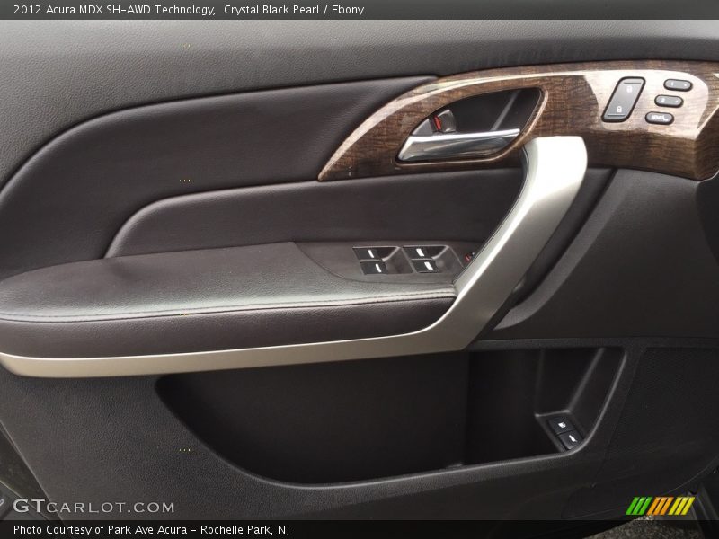 Crystal Black Pearl / Ebony 2012 Acura MDX SH-AWD Technology