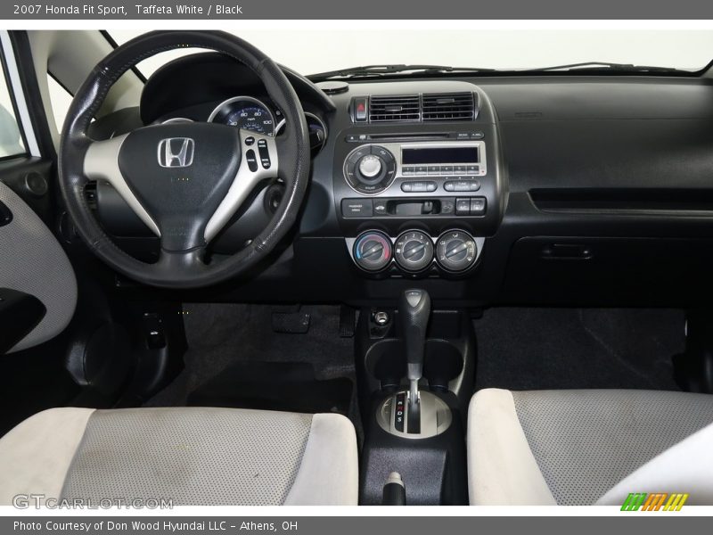 Taffeta White / Black 2007 Honda Fit Sport