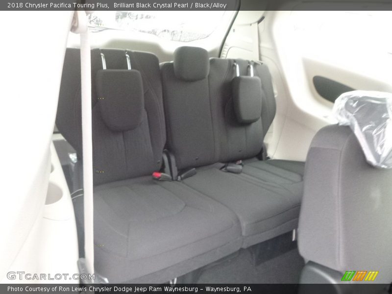 Brilliant Black Crystal Pearl / Black/Alloy 2018 Chrysler Pacifica Touring Plus