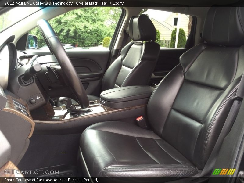 Crystal Black Pearl / Ebony 2012 Acura MDX SH-AWD Technology