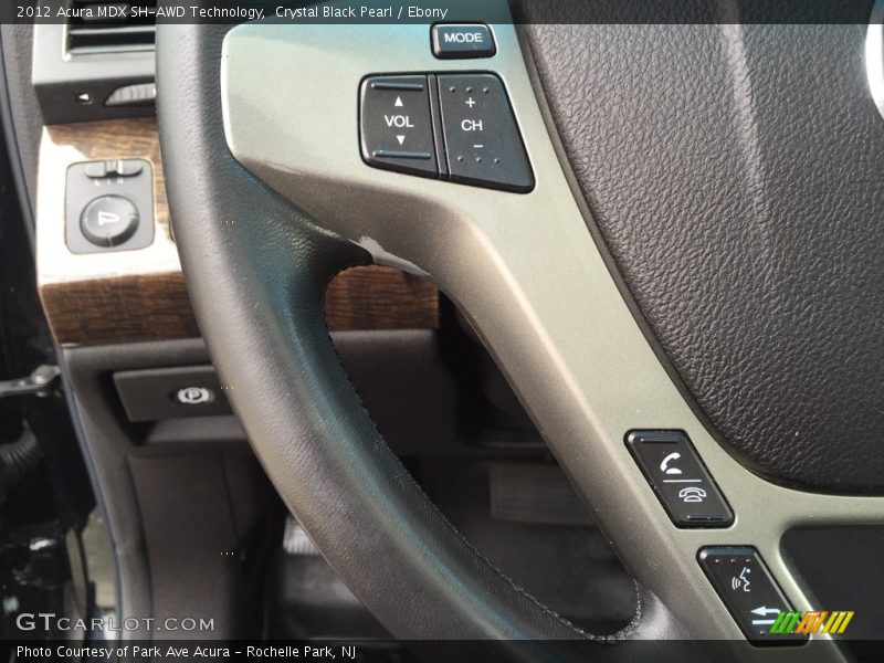 Crystal Black Pearl / Ebony 2012 Acura MDX SH-AWD Technology