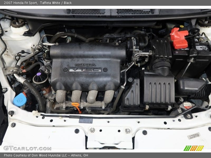 Taffeta White / Black 2007 Honda Fit Sport