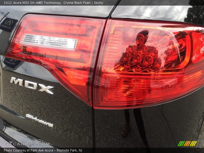 Crystal Black Pearl / Ebony 2012 Acura MDX SH-AWD Technology