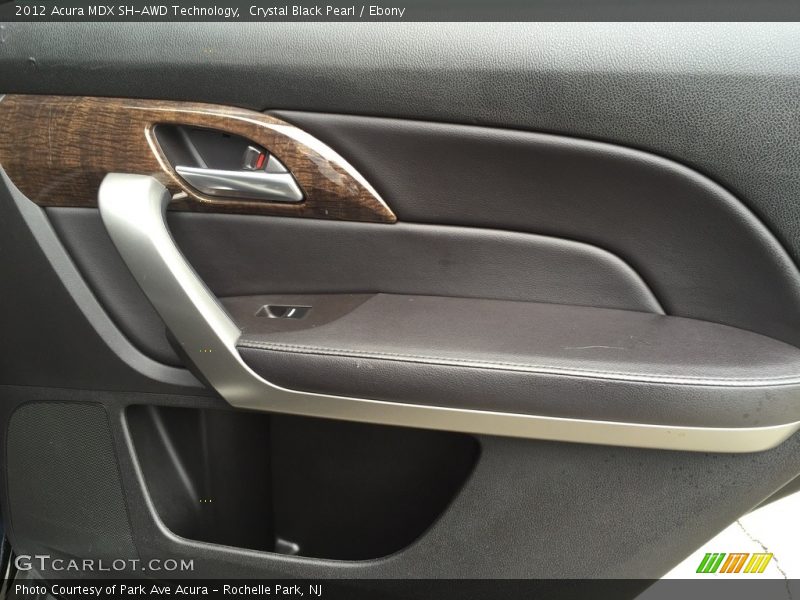 Crystal Black Pearl / Ebony 2012 Acura MDX SH-AWD Technology