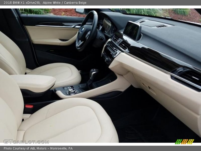 Alpine White / Canberra Beige 2018 BMW X1 xDrive28i