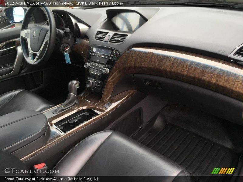 Crystal Black Pearl / Ebony 2012 Acura MDX SH-AWD Technology