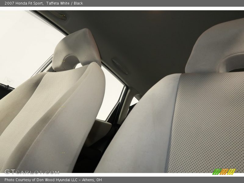 Taffeta White / Black 2007 Honda Fit Sport
