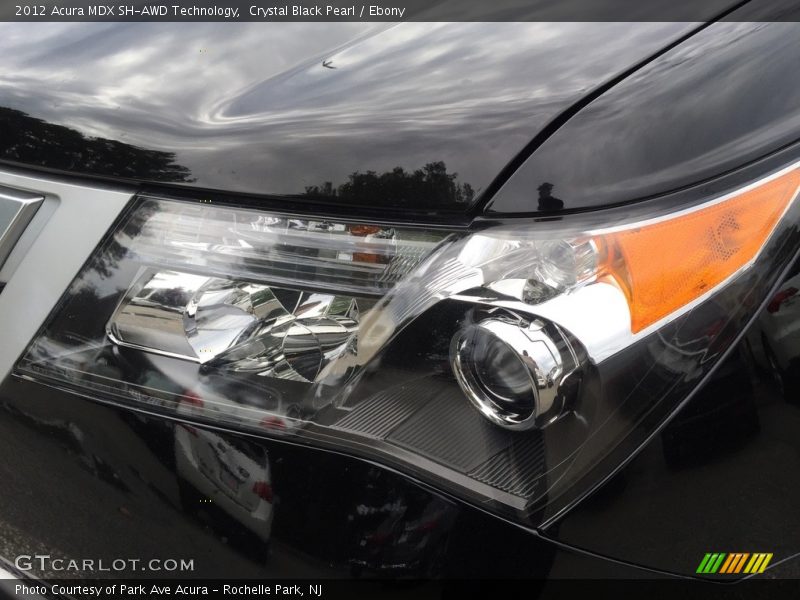 Crystal Black Pearl / Ebony 2012 Acura MDX SH-AWD Technology