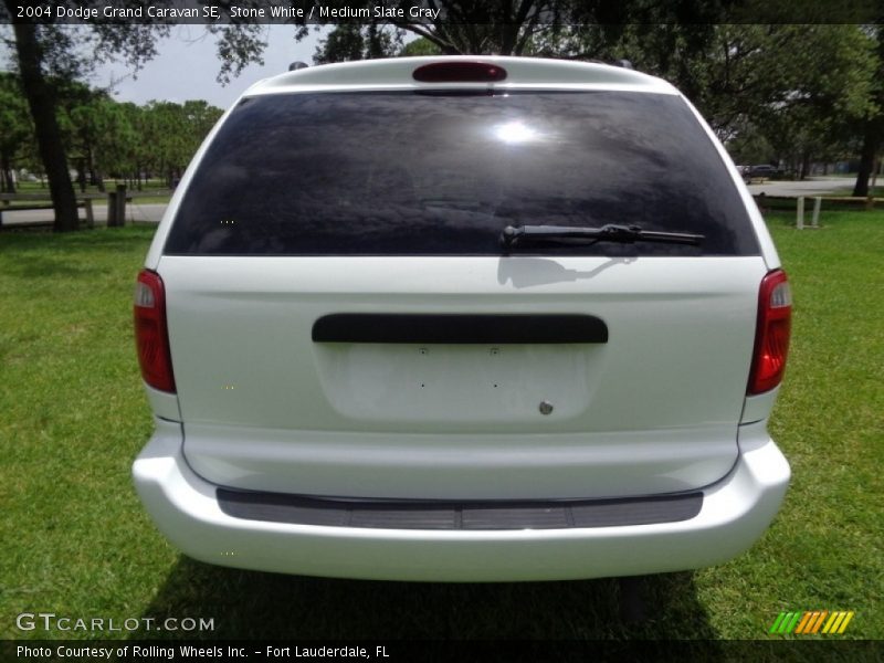 Stone White / Medium Slate Gray 2004 Dodge Grand Caravan SE